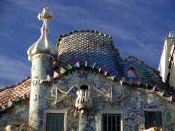 Gaudi's Dragon Roof
