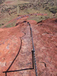 Would never climb Uluru...